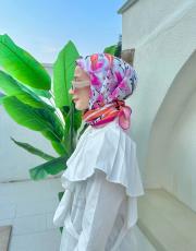 fuşya sahra eşarp 3