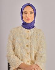 mor düz twill eşarp 3