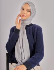 açık gri crash şal