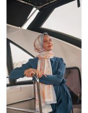 açık mavi feray şal