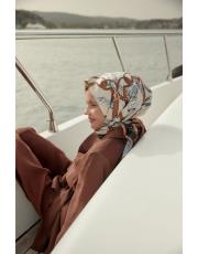 lacivert beno eşarp  2